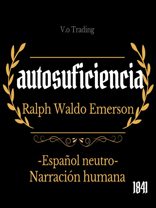 Title details for Autosuficiencia by Ralph Waldo Emerson - Available